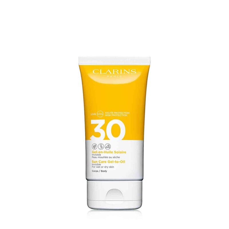 clarins sun care body gelinoil uva/uvb 30 150ml