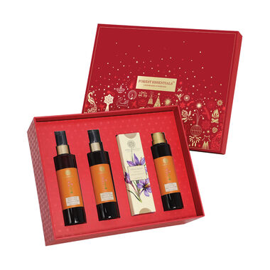 forest essentials gift box lime saffron & oudh