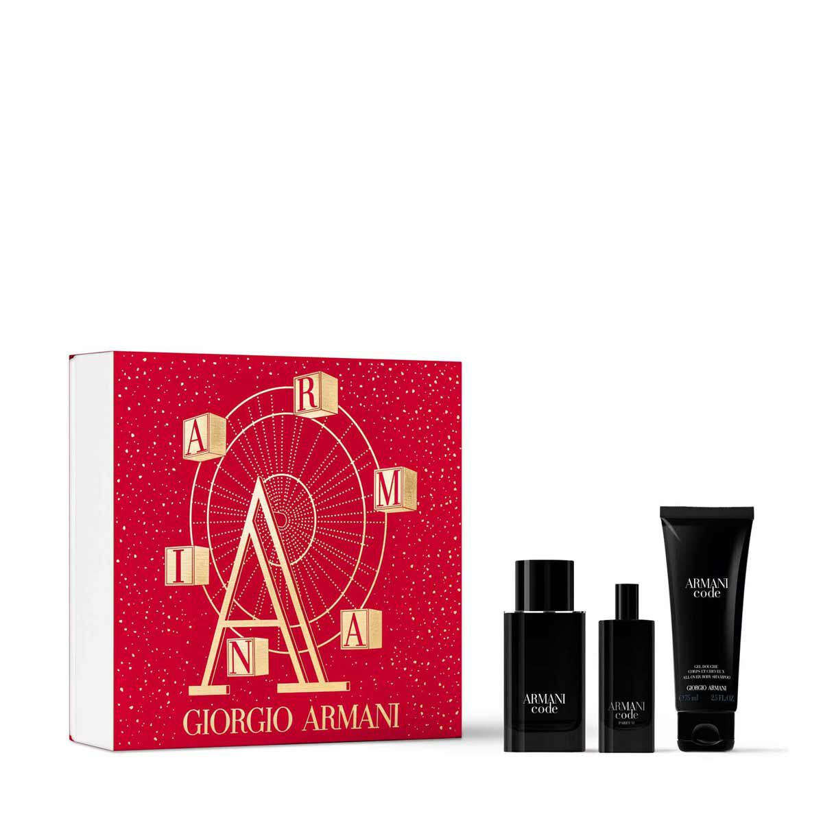 Cheapest armani code gift deals set