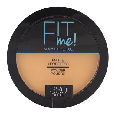 maybelline new york fit me matte and poreless powder 330 toffee