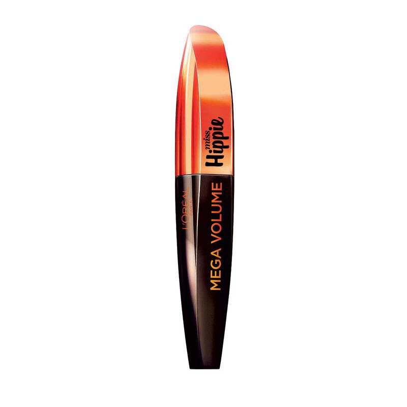 لوريال باريس mega volume collagen miss hippie mascara black 01 black