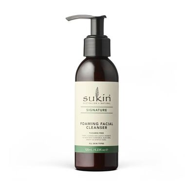 sukin foaming facial cleanser