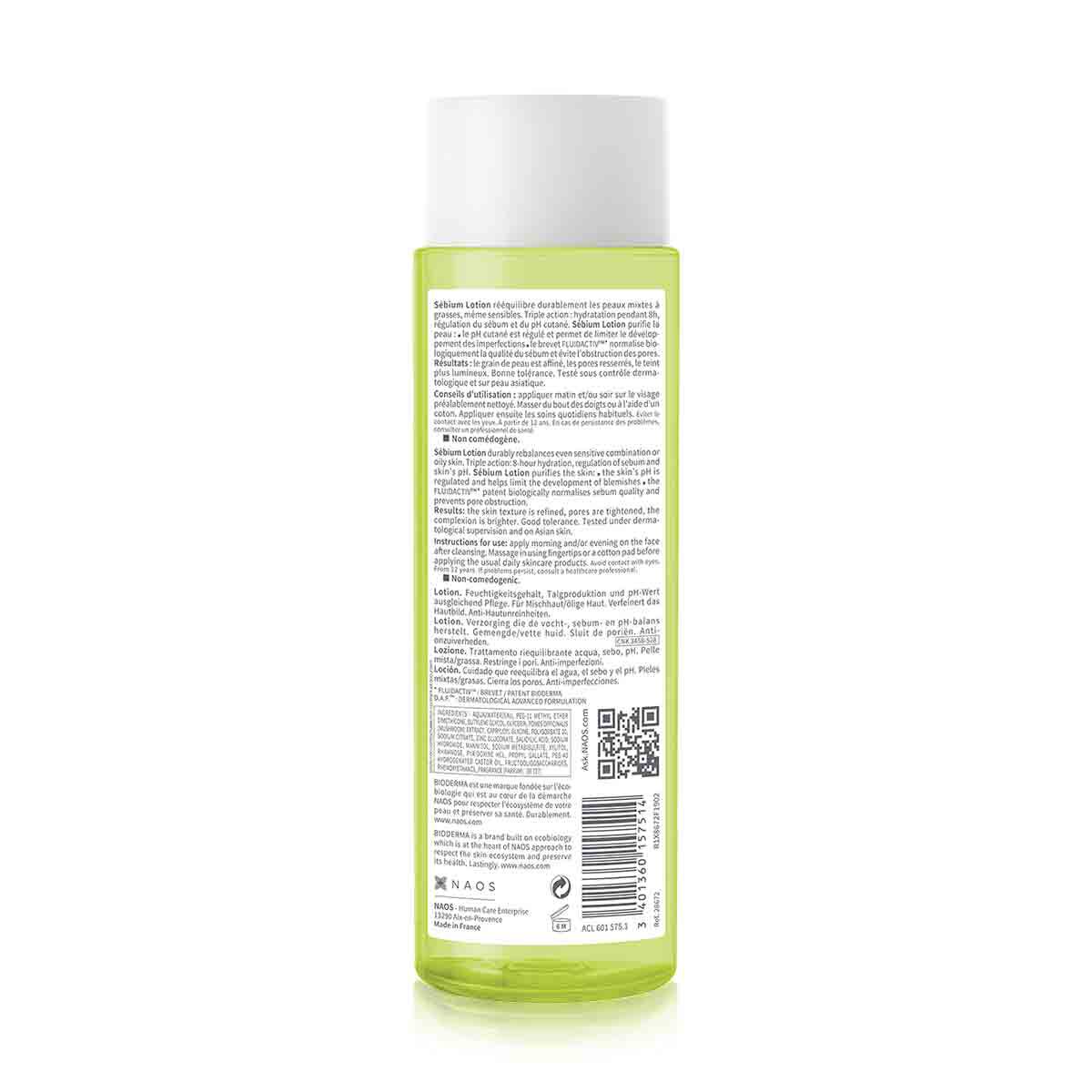 Bioderma 2024 sebium lotion