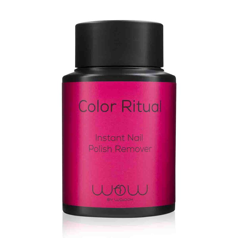 wow beauty color ritual  instant nail polish remover