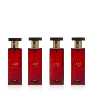 مجموعة عطر ساكريد لوف او دو برفان للنساء 4 عبوة في 1