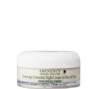 eminence organic skin care age corrective night cream for face and neck