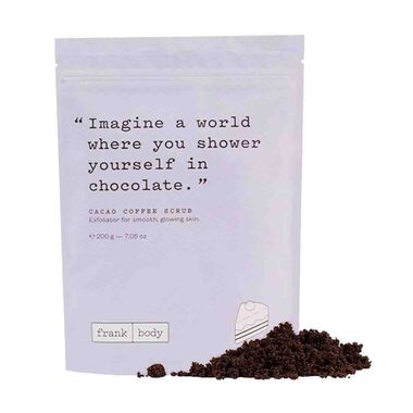 frank body cacao coffee scrub 200g