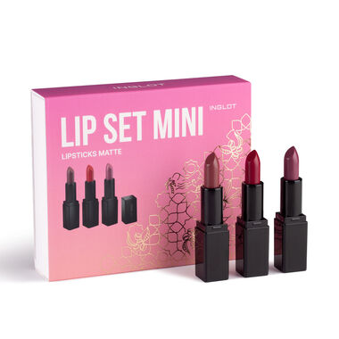 inglot lip set mini lipstick matte