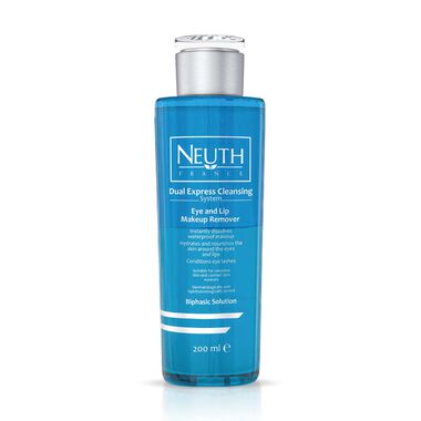 neuth france dual express cleansing system eye and lip makeup remover 200ml