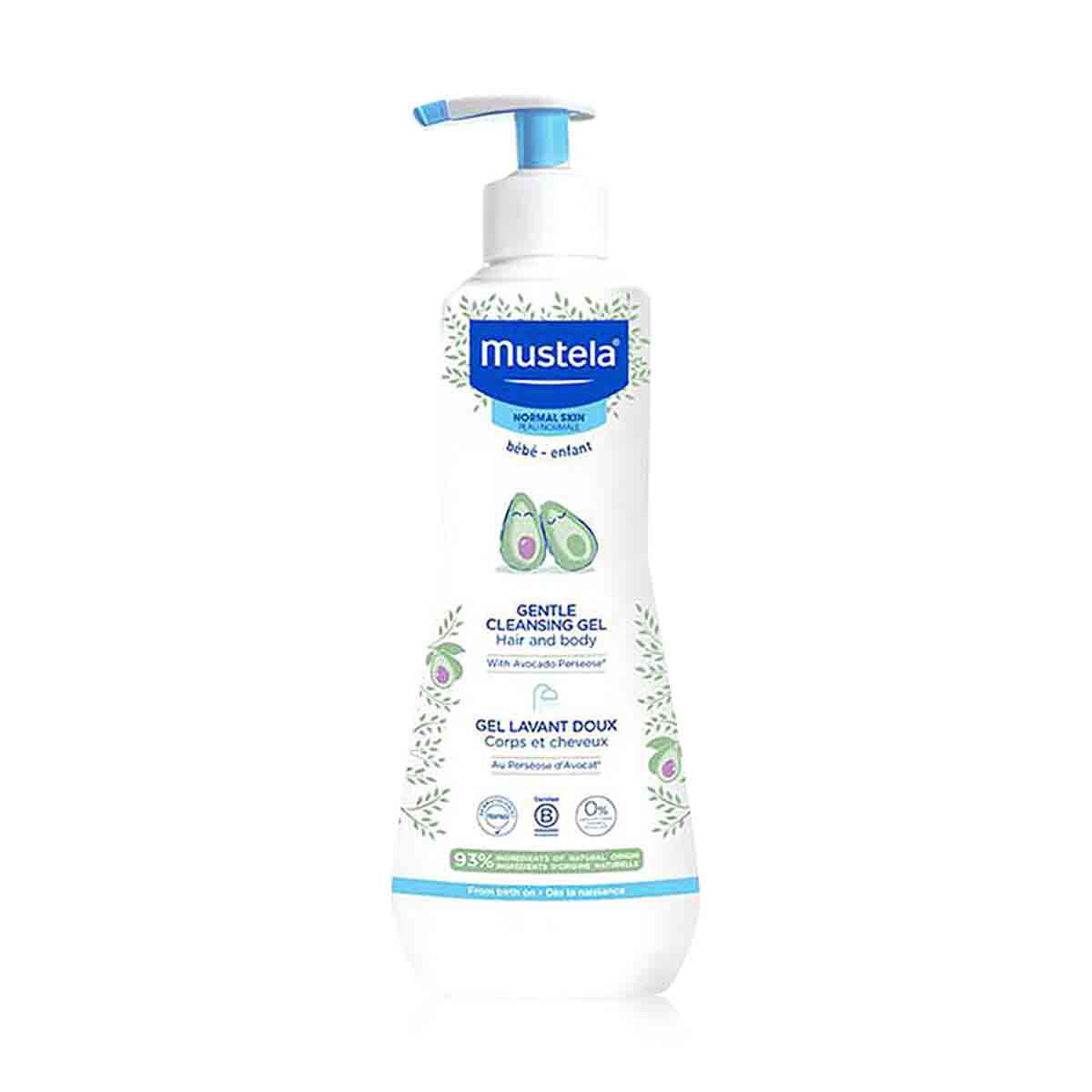 Gentle cleansing gel face hair body 500ml 2025