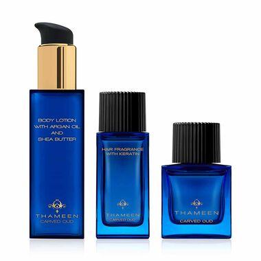 ثمين﻿ مجموعة إسنشلز المكملة لعطر كارفد عود