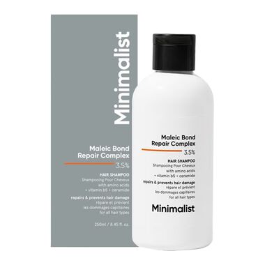 minimalist maleic bond repair complex 3.5% hair shampoo