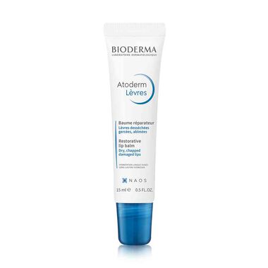 bioderma atoderm lip balm moisturizing treatment for damaged lips 15ml