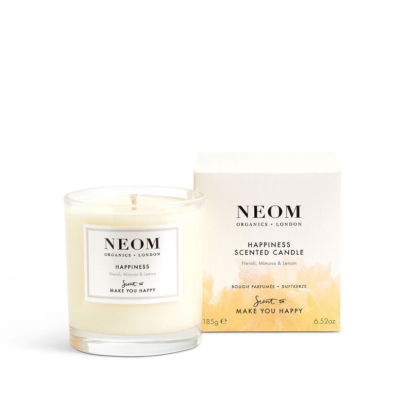 neom organics scented candle 1 wick happiness