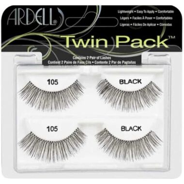 ardell twin pack lashes 105 black