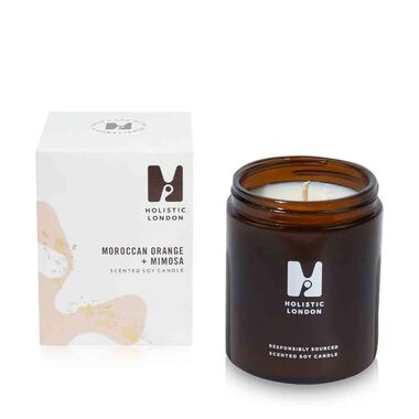 Holistic London - Moroccan Orange + Mimosa Scented Candle 180ml