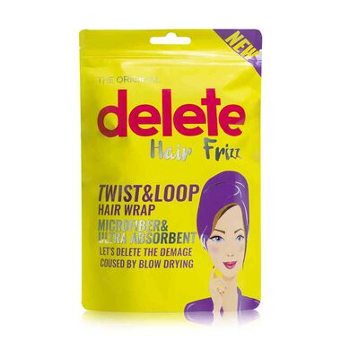 delete makeup twist and loop hair wrap