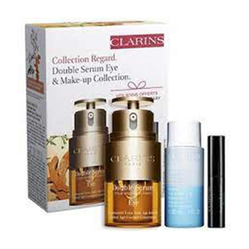 clarins collection regard coffret double serum eye and makeup set