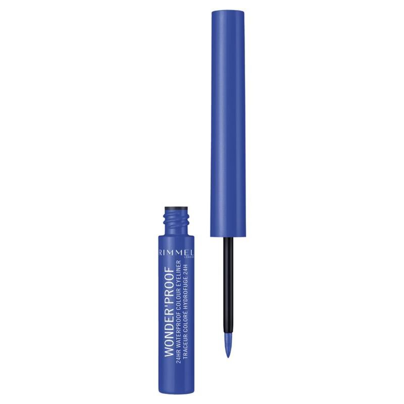 rimmel wonder'proof 24hr waterproof colour eyeliner 05 pure blue 1.4 ml