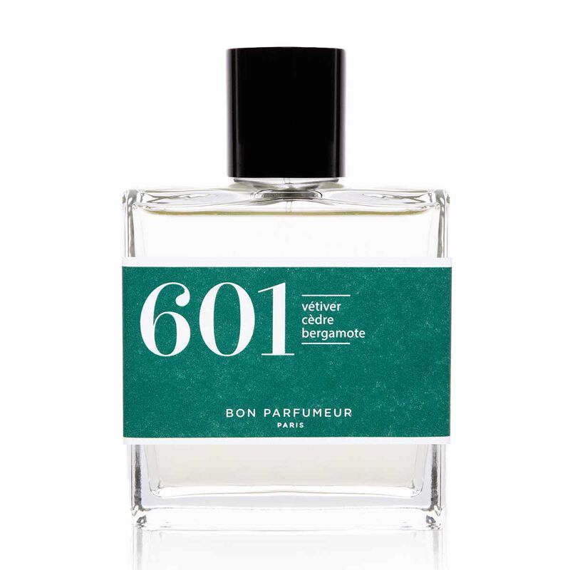 bon parfumeur 601 vetiver cedar and bergamot eau de parfum 100ml
