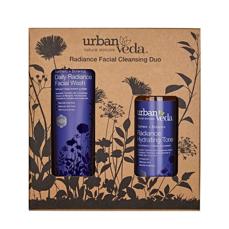 urban veda radiance facial cleansing duo