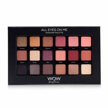 wow beauty all eyes on me  shadow palette