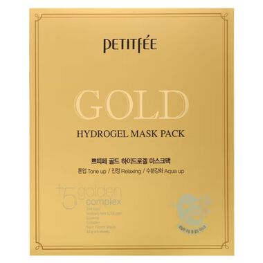 petitfee gold hydrogel mask pack