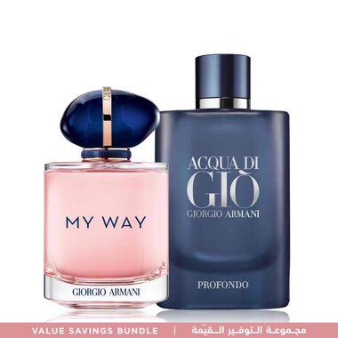 armani beauty perfume for him & for her value set