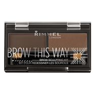 Brow This Way Eyebrow Sculpting Kit 003 Dark Brown