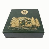 Gift Box Small Leather box 4 Pcs Green Megnatic - Green Tea Collection One Size