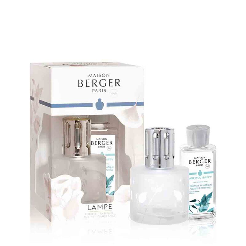Maison Berger Coffret Lampe Aroma Happy / Happy Gift Set + 250 Ml Happy Fragrance Maison Berger Coffret Lampe Aroma Happy / Happy Gift Set + 250 Ml Happy Fragrance