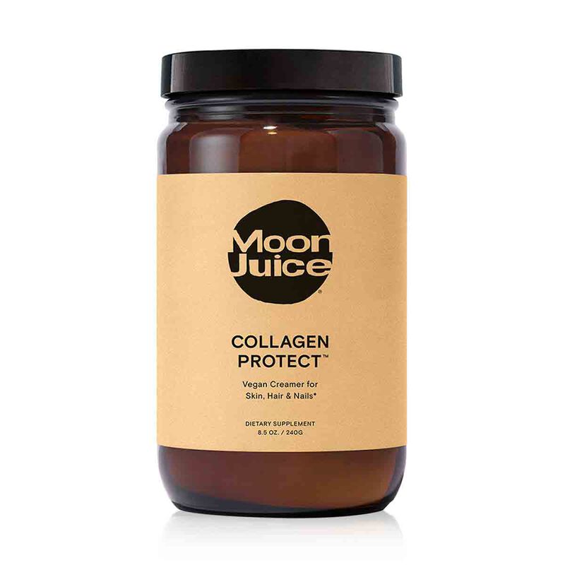 moon juice collagen protect vegan creamer for hair, skin & nails 128g