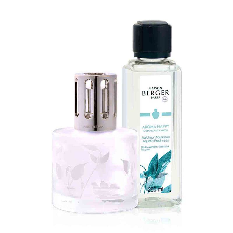Maison Berger Coffret Lampe Aroma Happy / Happy Gift Set + 250 Ml Happy Fragrance Maison Berger Coffret Lampe Aroma Happy / Happy Gift Set + 250 Ml Happy Fragrance