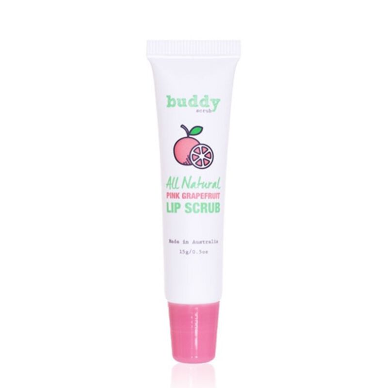 buddy scrub pink grapefruit lip scrub 15g