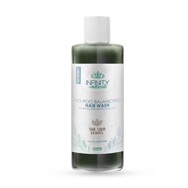 infinity natural infinity naturals no poo  balancing hair wash sider leaves