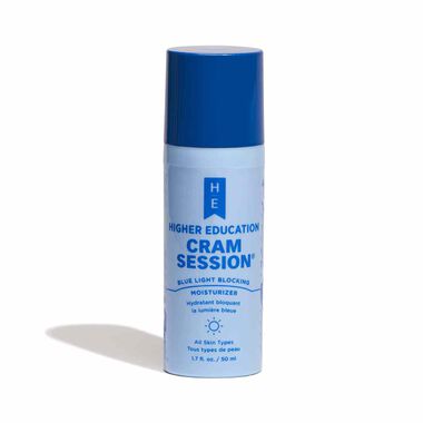 higher education cram session blue light blocking moisturizer