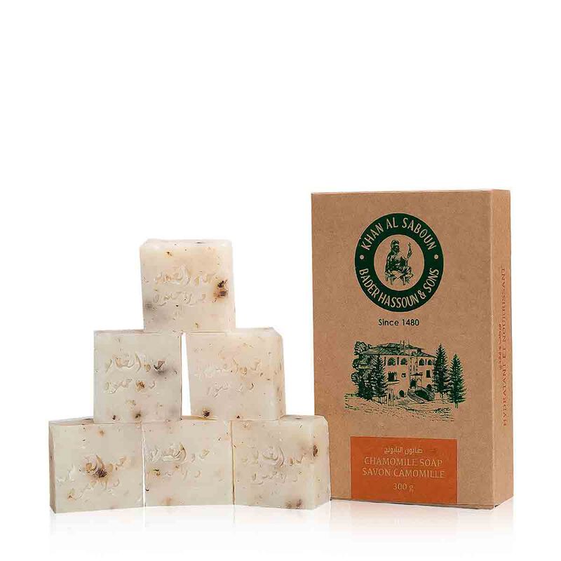 khan al saboun organic herbal chamomile soap pack of 6