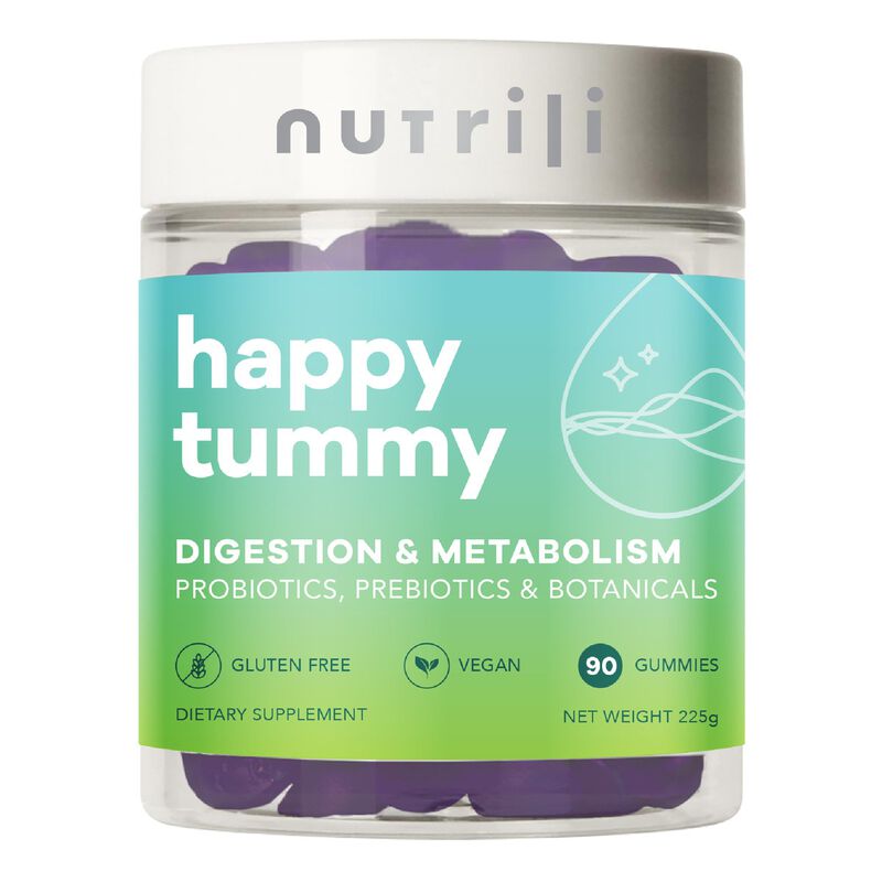 nutrili happy tummy  gummies supplement