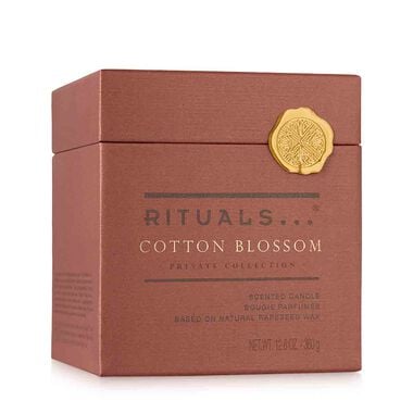 rituals cotton blossom scented candle 360gms