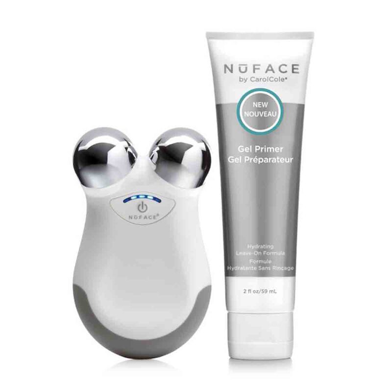 nuface mini facial toning device with a gel primer 59ml