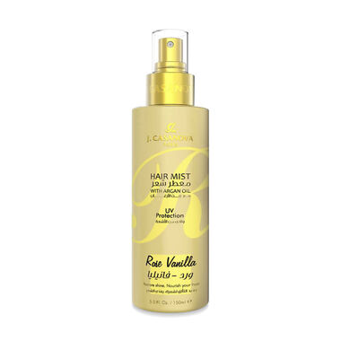 j. casanova hair mist with argan oil and uv protection rose vanilla