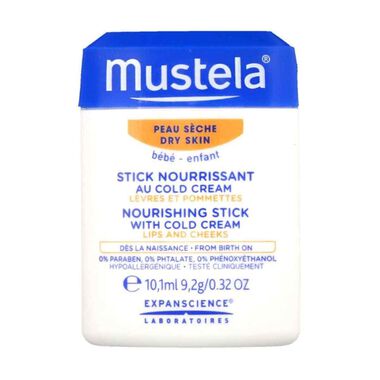 mustela nourishing stick with cold cream 10.1ml