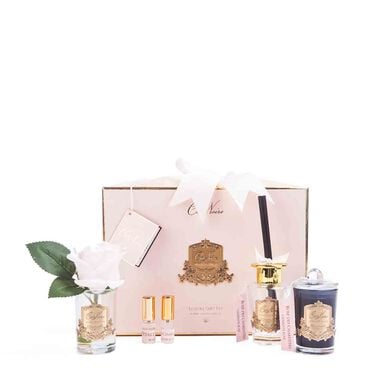 cote noire home diffuser gift pack charente rose pink box with gold badge