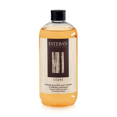 esteban paris cedre fragrance refill for bouquet and ceramic diffusers 500ml