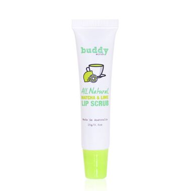 buddy scrub matcha & lime lip scrub 15g