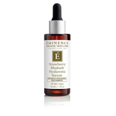 eminence organic skin care strawberry rhubarb hyaluronic serum