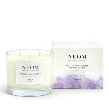 neom organics scented candle 3 wicks tranquillity