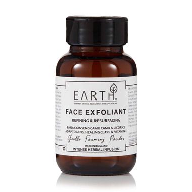 earth from earth face exfoliant powder to foam