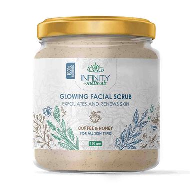 infinity natural infinity naturals glowing facial scrub coffee & honey