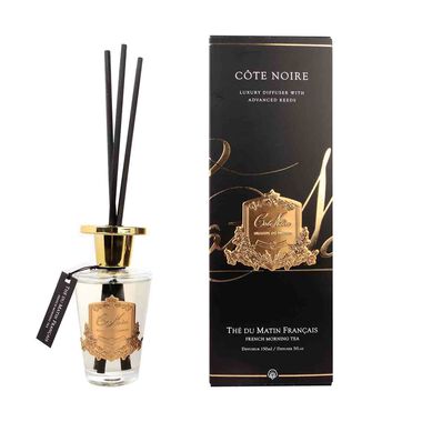 cote noire reed diffuser french morning tea with gold badge 150ml